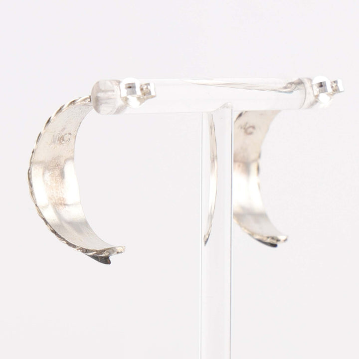 Inlay Hoop Earrings