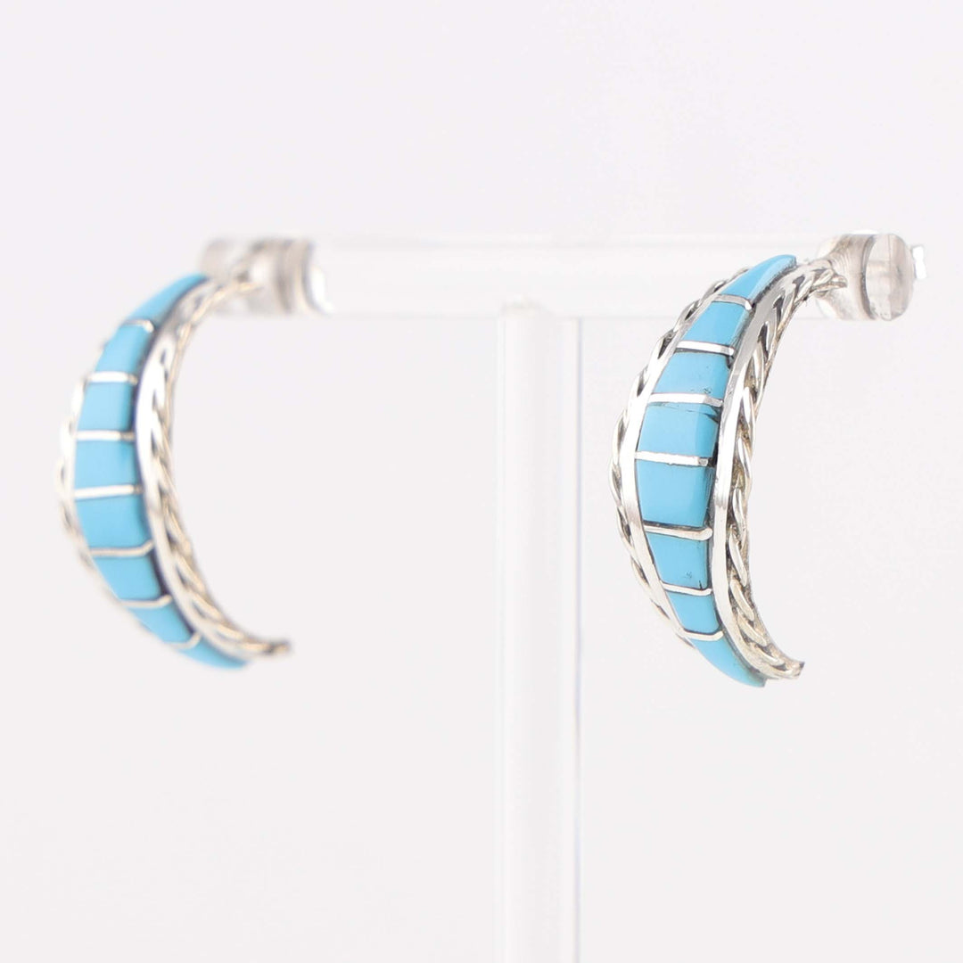 Turquoise Hoop Earrings