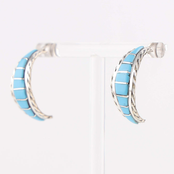 Turquoise Hoop Earrings