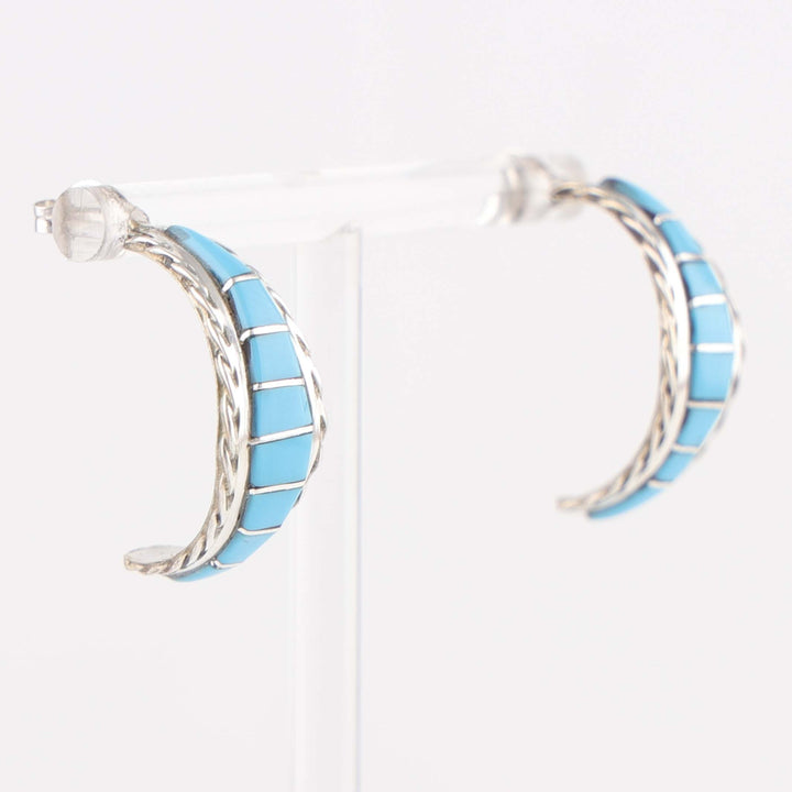Turquoise Hoop Earrings