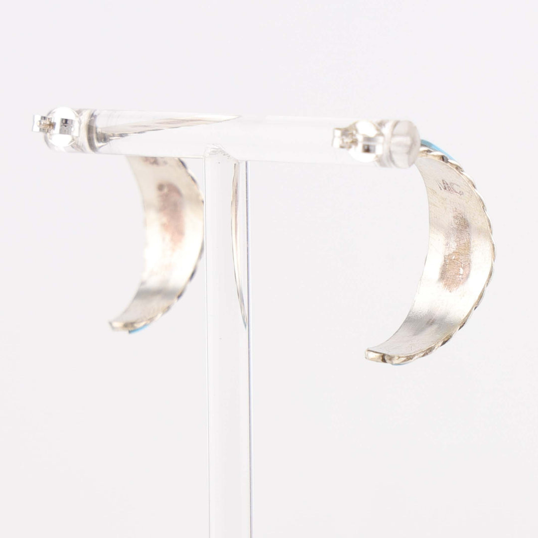 Turquoise Hoop Earrings