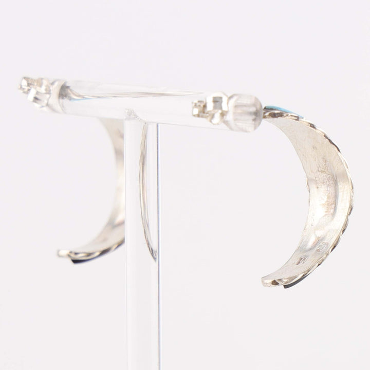 Inlay Hoop Earrings