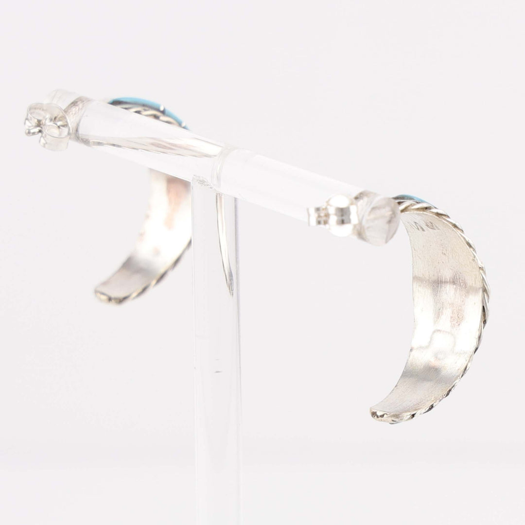 Turquoise Hoop Earrings