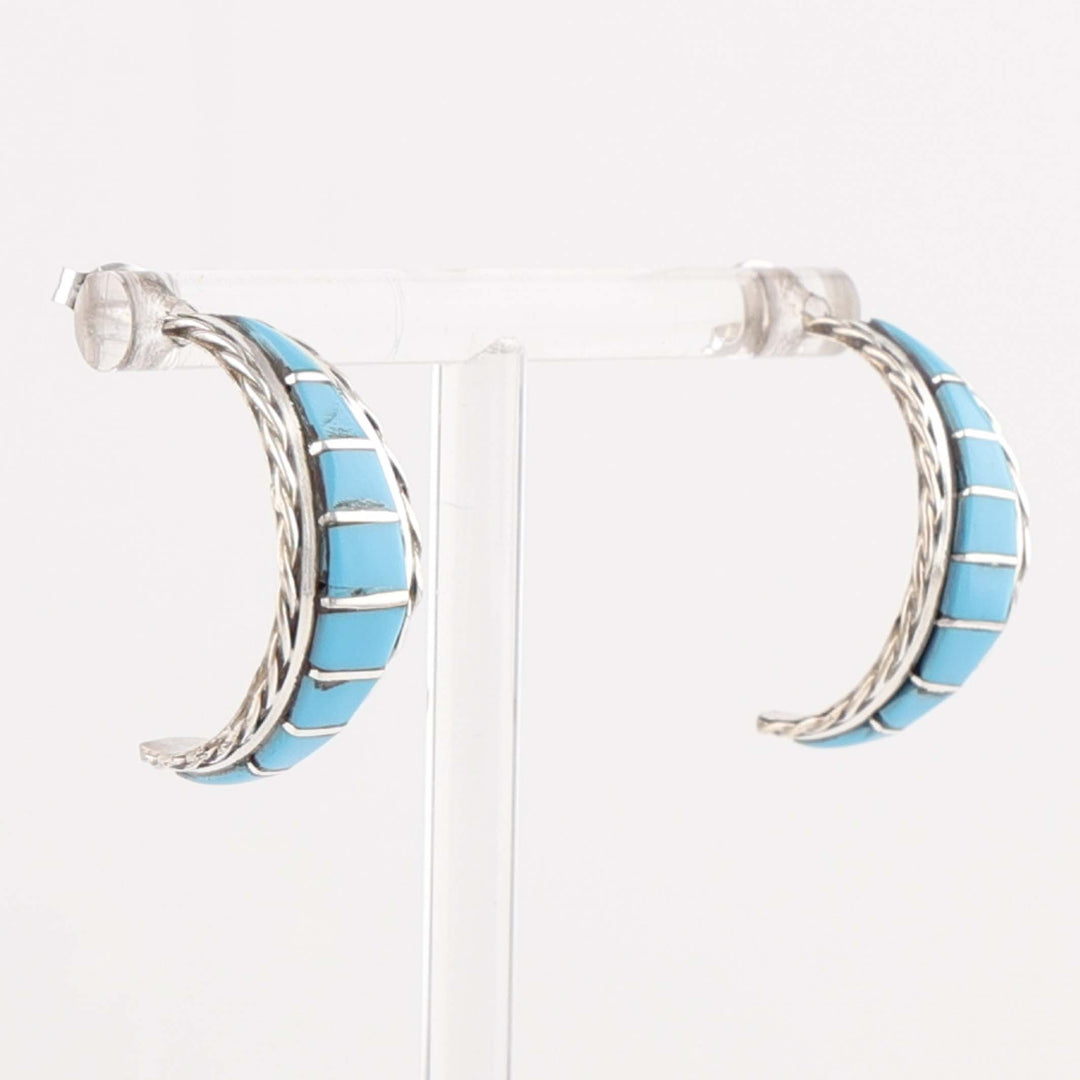 Turquoise Hoop Earrings