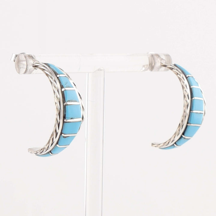 Turquoise Hoop Earrings