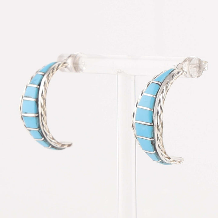 Turquoise Hoop Earrings