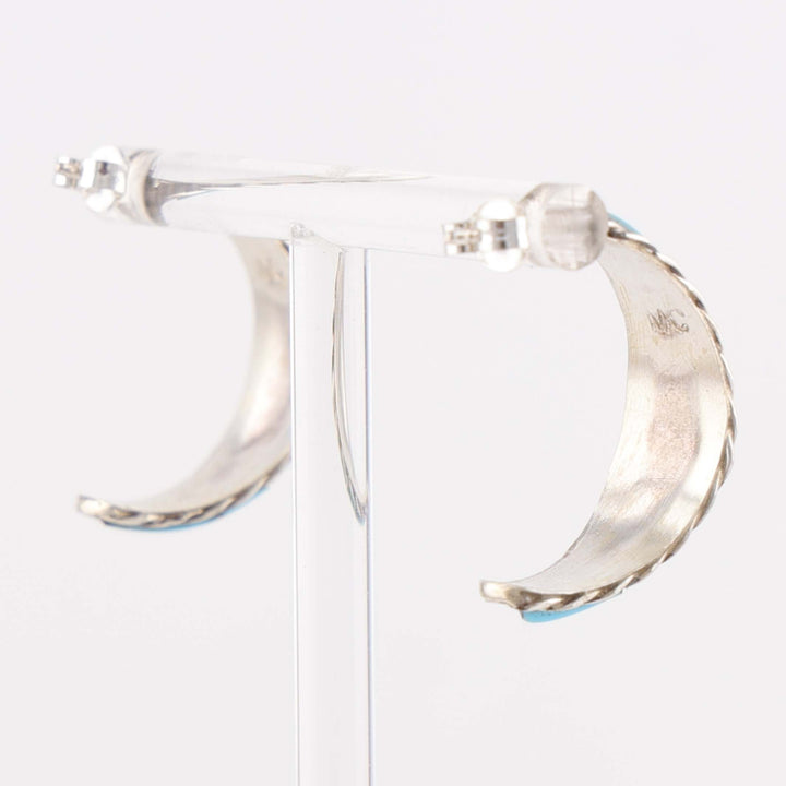 Turquoise Hoop Earrings