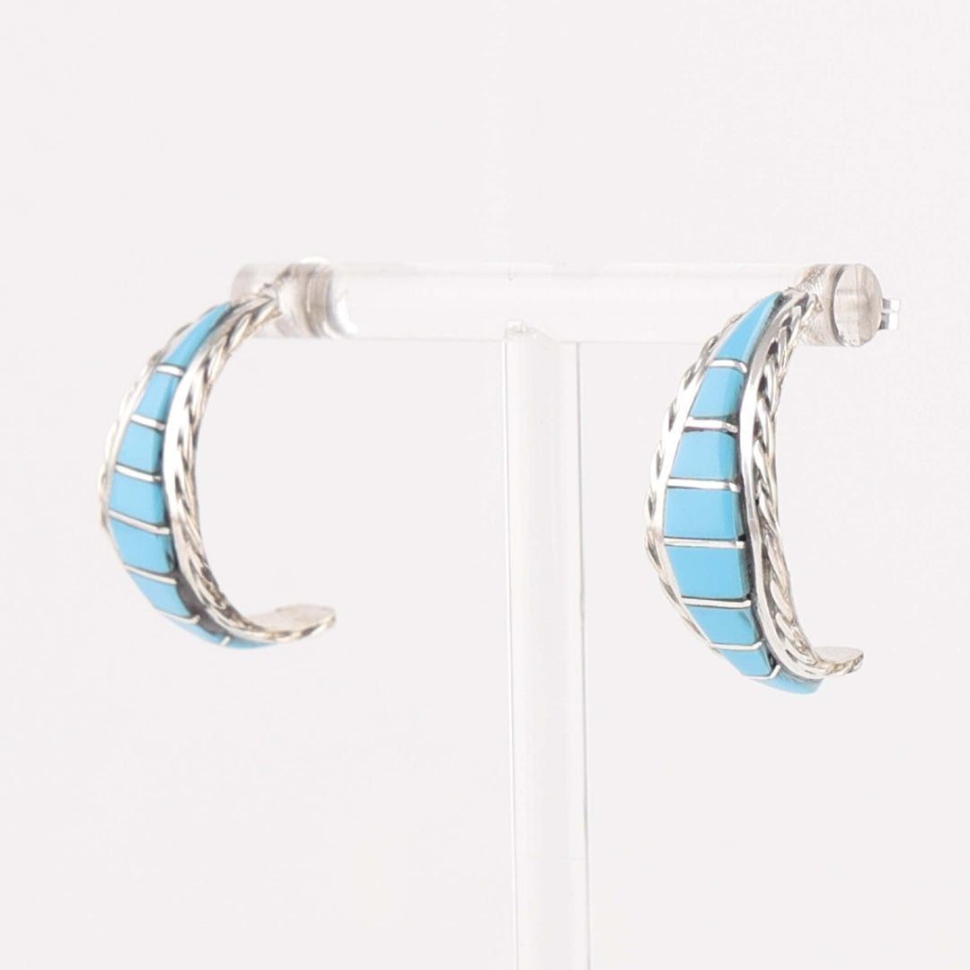 Turquoise Hoop Earrings