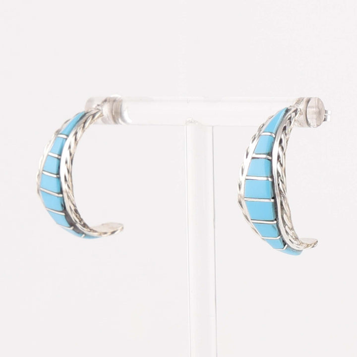 Turquoise Hoop Earrings