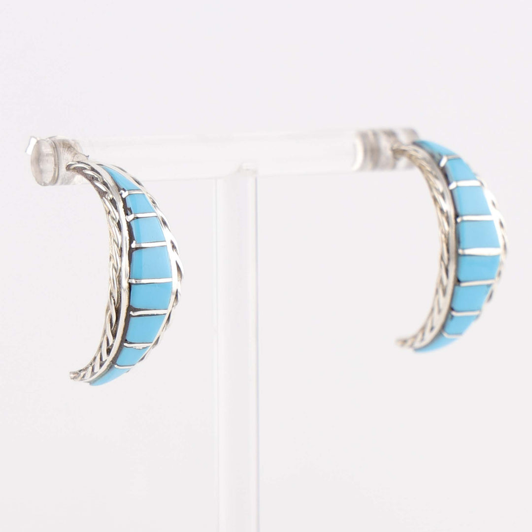 Turquoise Hoop Earrings
