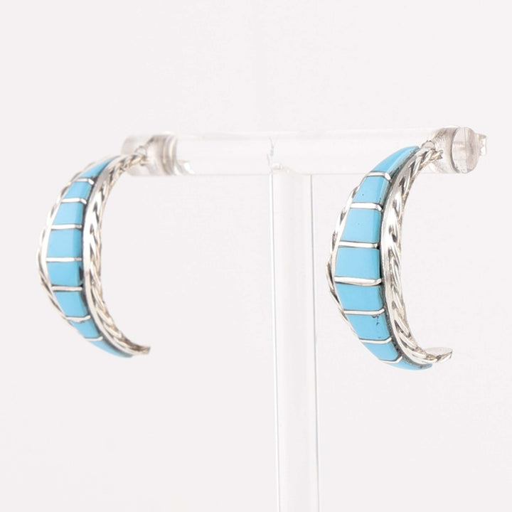 Turquoise Hoop Earrings