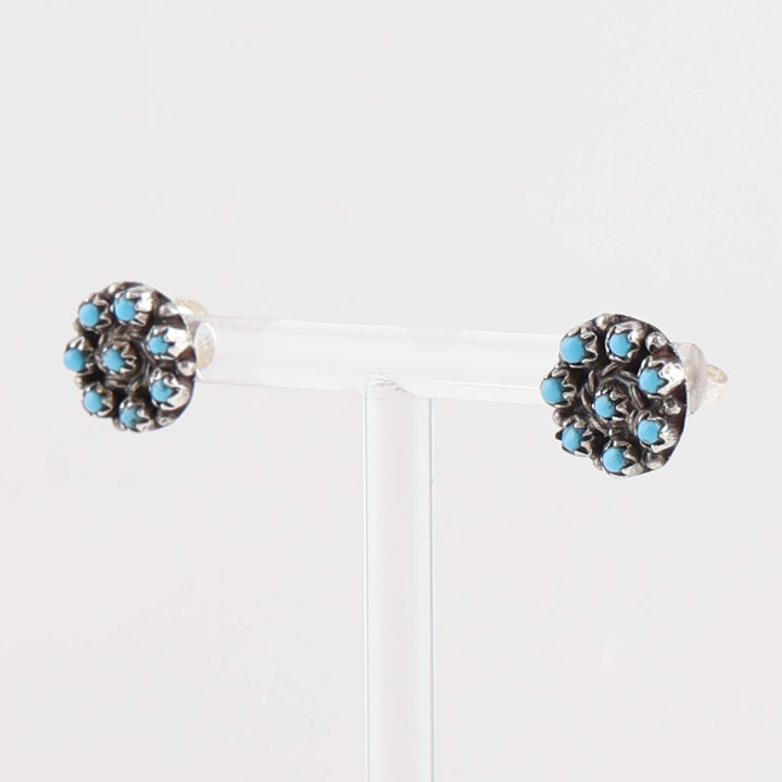 Zuni Turquoise Cluster Earrings