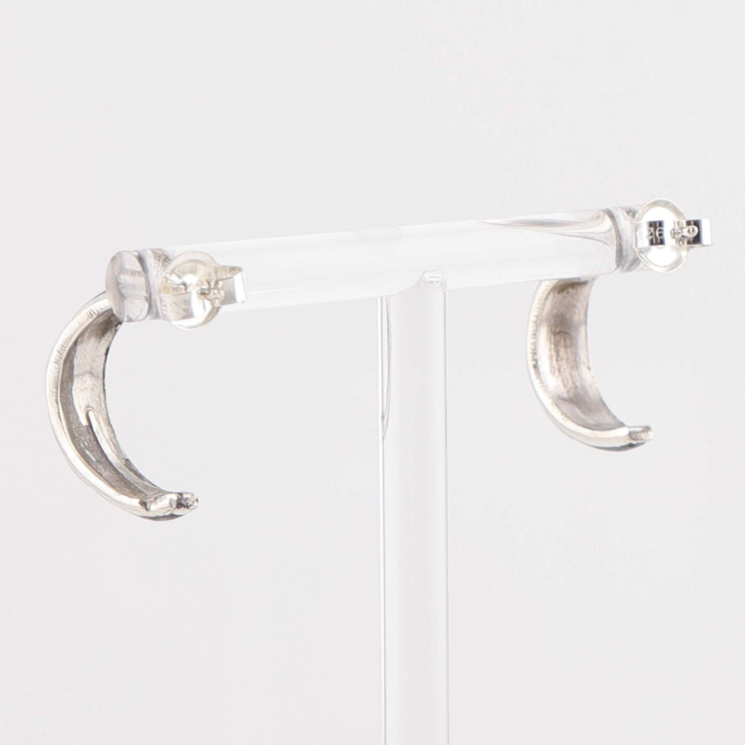 Zuni Wildhorse Hoop Earrings