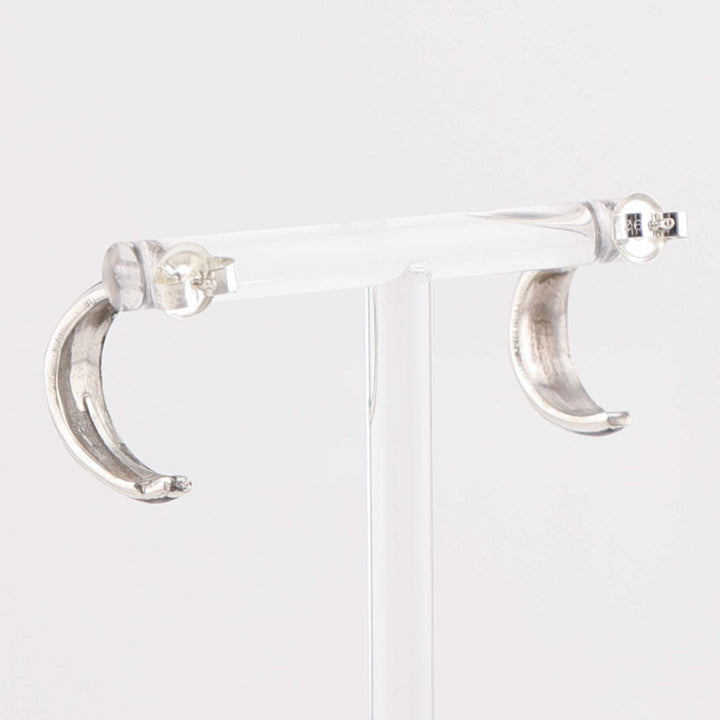 Zuni Wildhorse Hoop Earrings