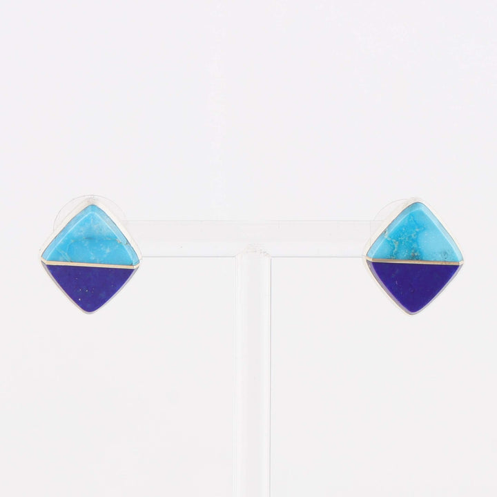 Turquoise and Lapis Earrings