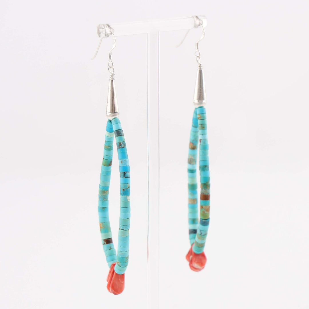 Sleeping Beauty Turquoise Jacla Earrings