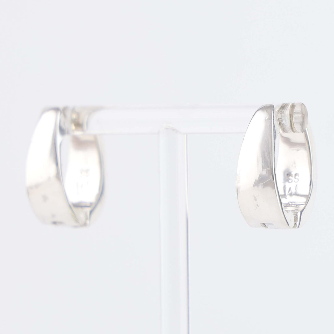 Navajo Lapis Huggie Earrings