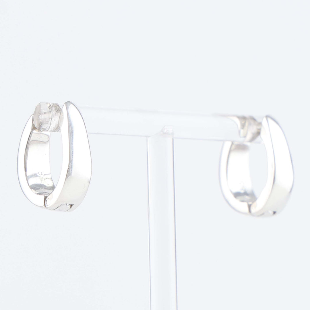 Navajo Inlay Huggie Earrings