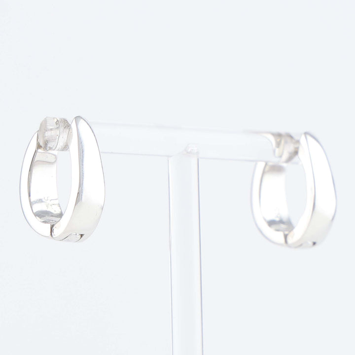 Navajo Inlay Huggie Earrings