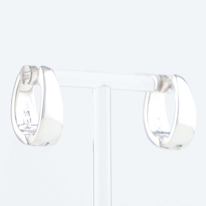 Navajo Inlay Huggie Earrings