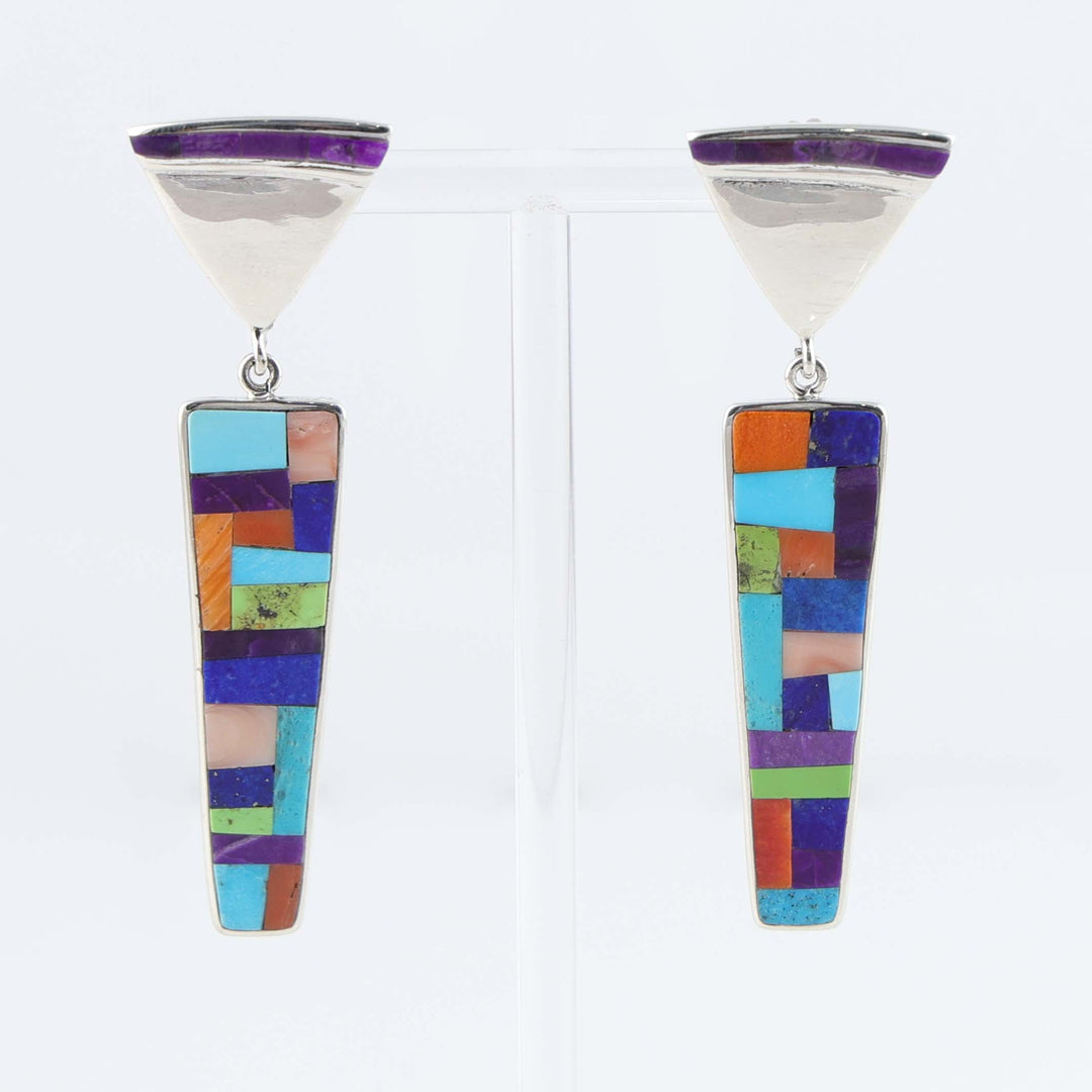 Colorful Inlay Earrings