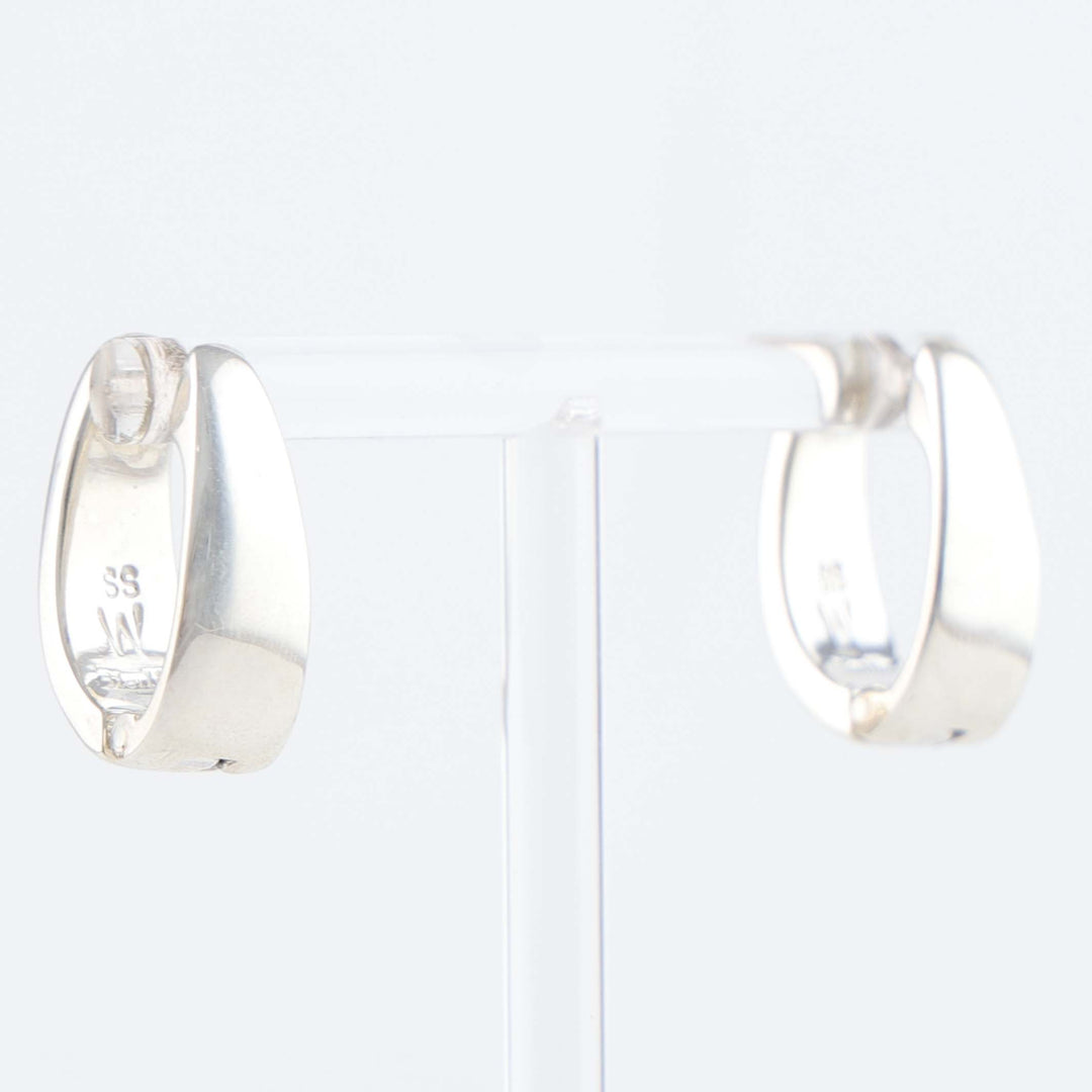 Navajo Inlay Huggie Earrings