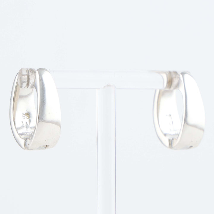 Navajo Inlay Huggie Earrings