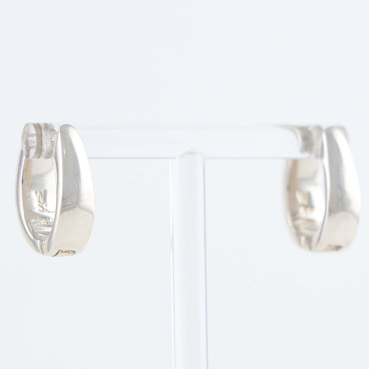 Navajo Inlay Huggie Earings