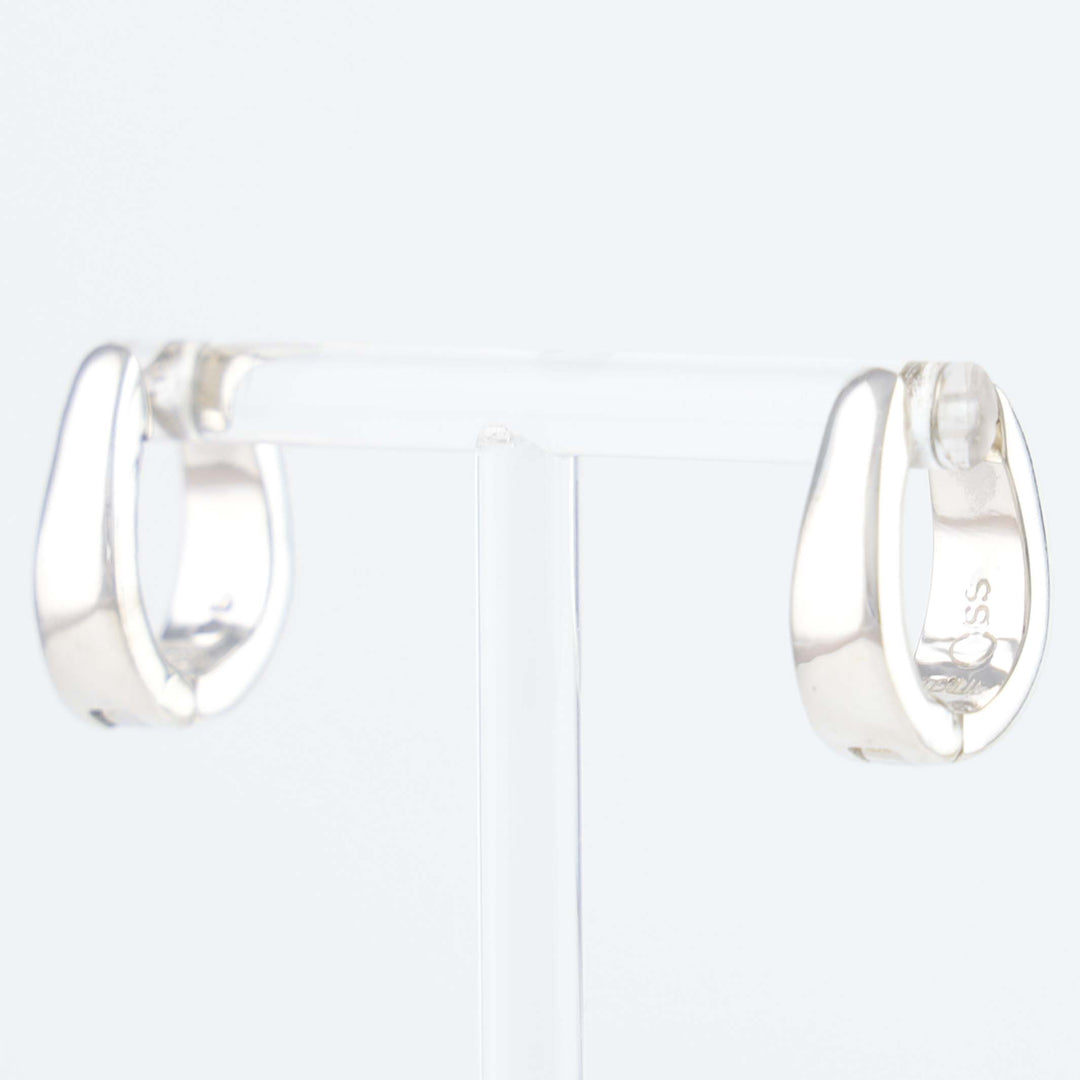 Navajo Inlay Huggie Earrings