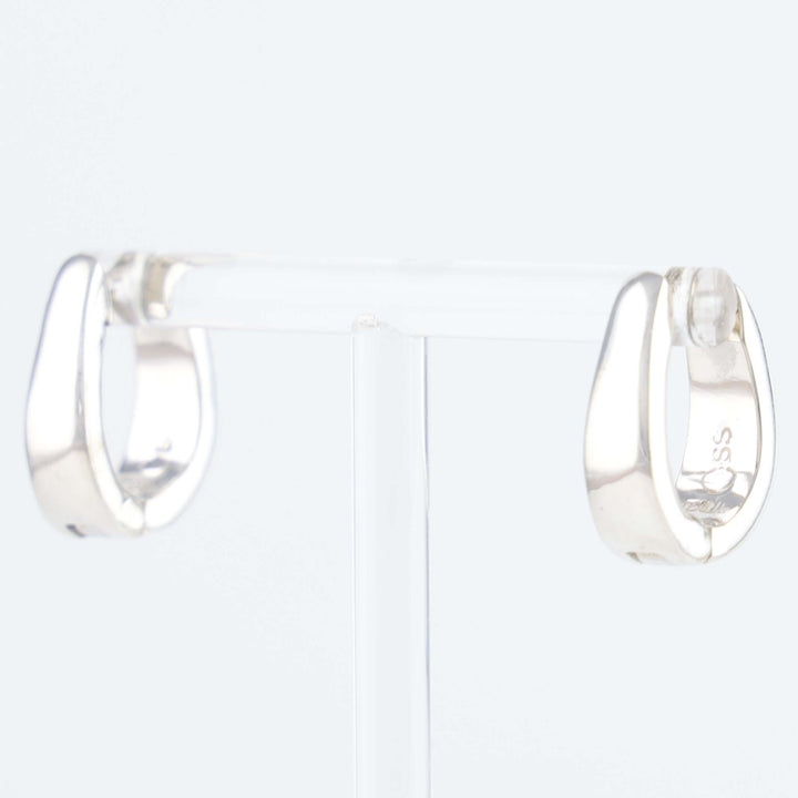 Navajo Inlay Huggie Earrings