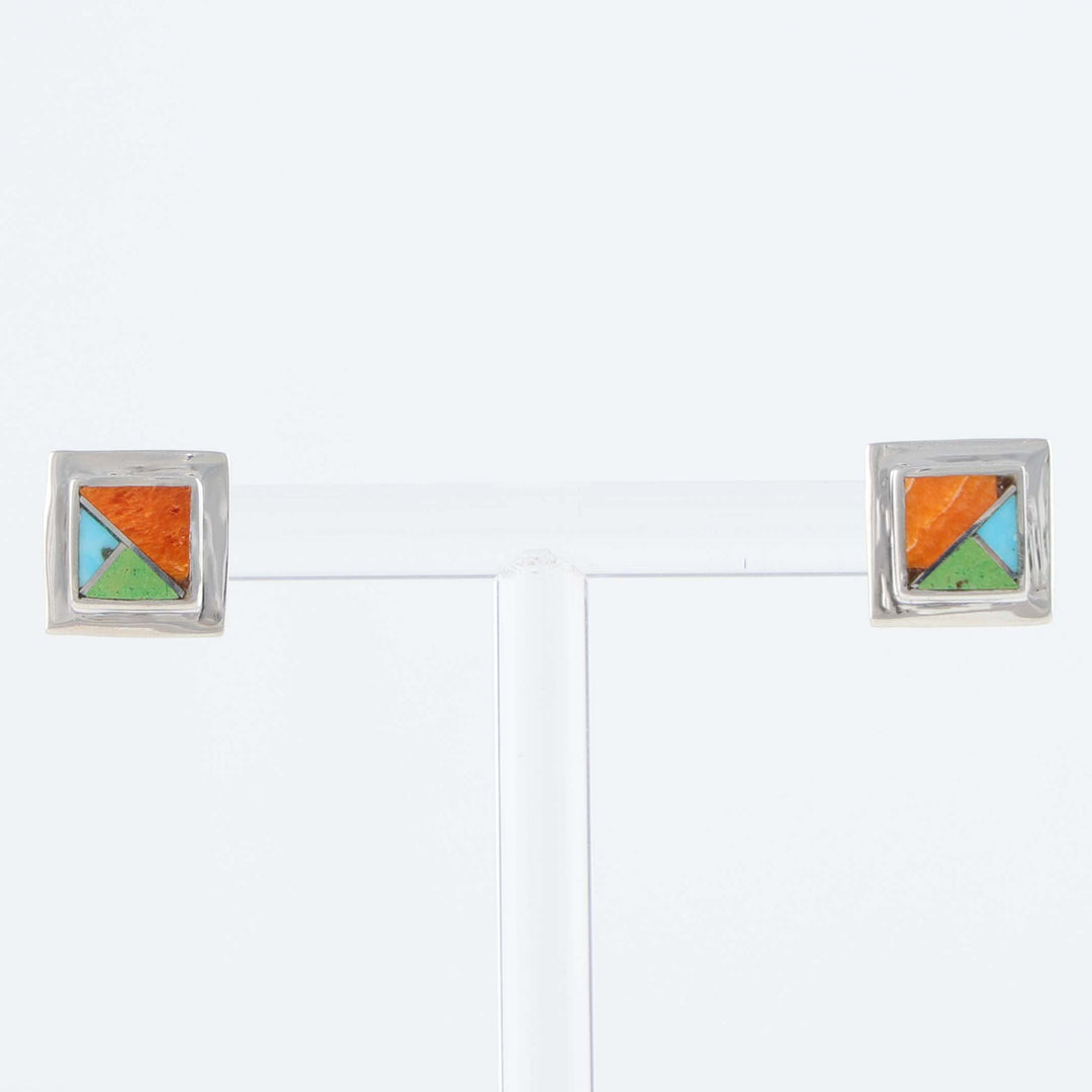 Navajo Inlay Earrings