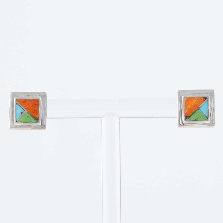 Navajo Inlay Earrings