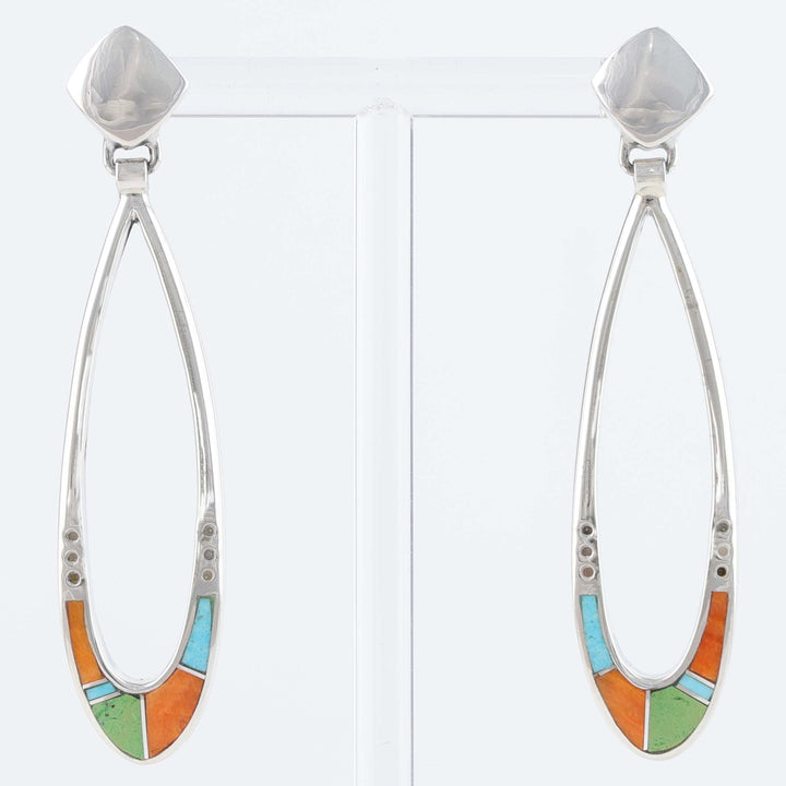 Navajo Inlay Earrings