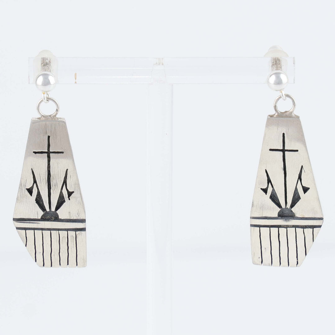Hopi Prayer Feather Earrings