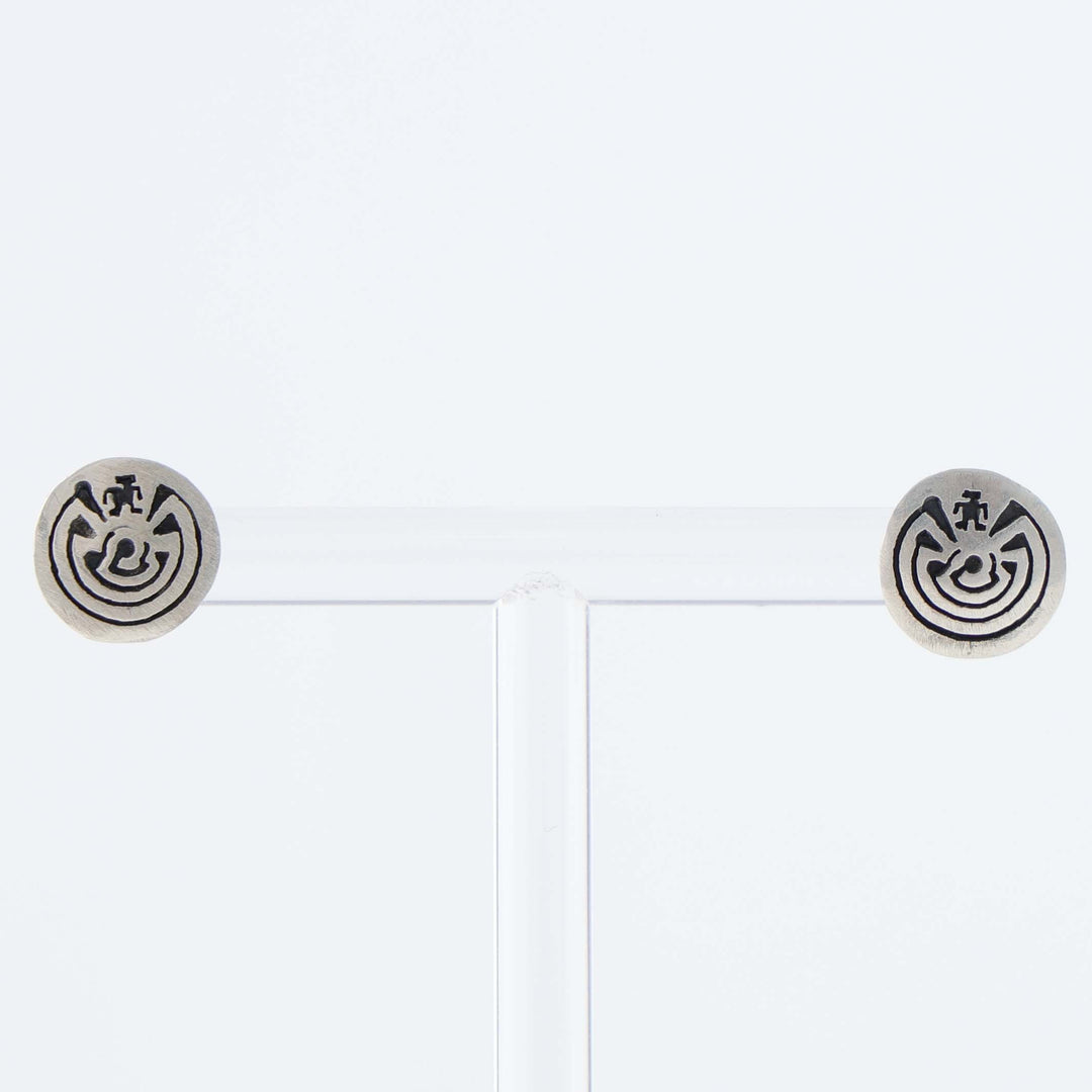 Hopi Man in the Maze Earrings