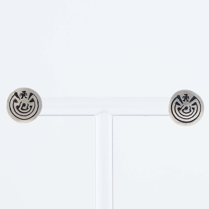 Hopi Man in the Maze Earrings
