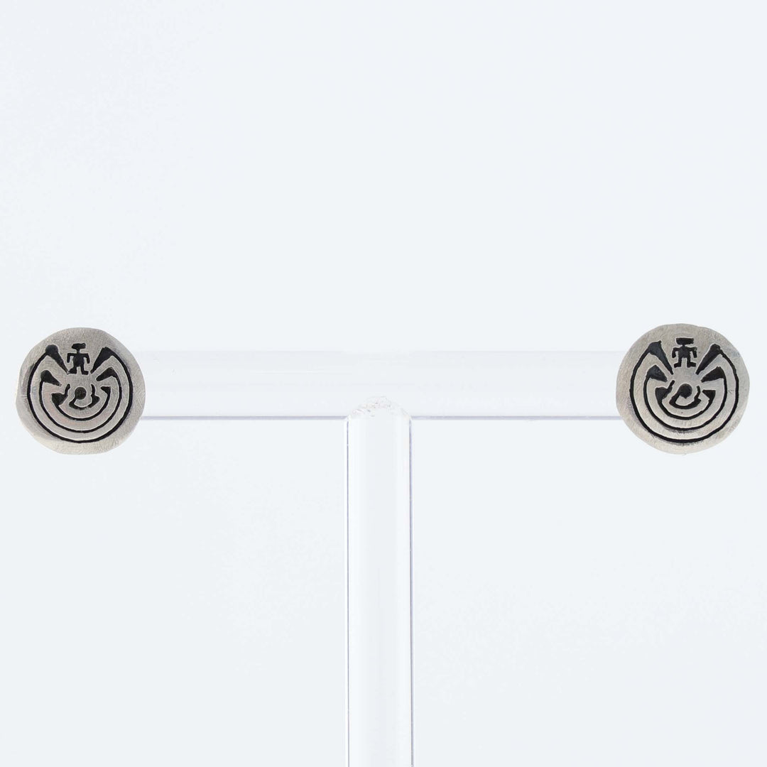 Hopi Man in the Maze Earrings
