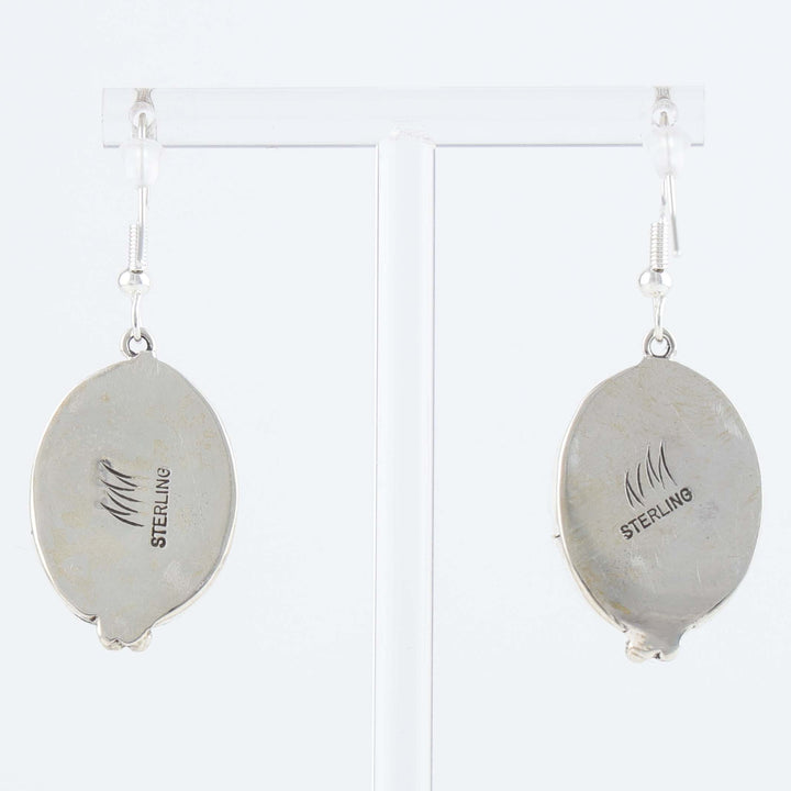 Navajo Pink Conch Shell Earrings