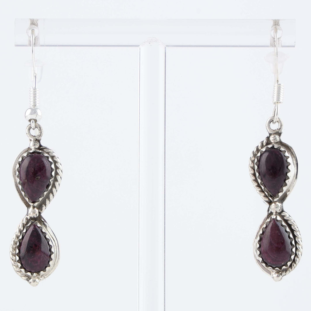 Navajo Spiny Oyster Earrings