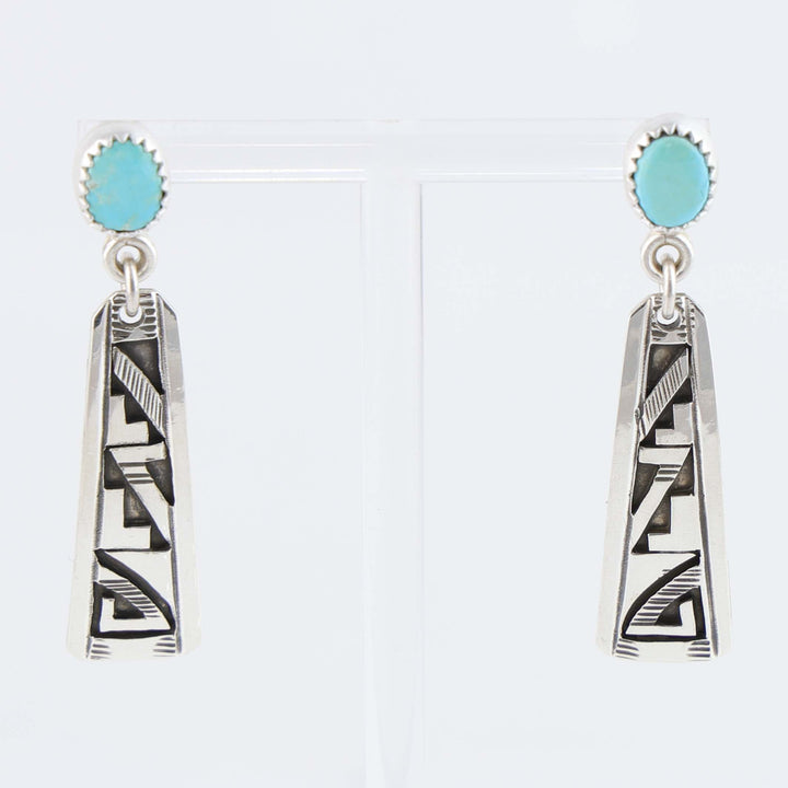 Blue Bird Turquoise Earrings