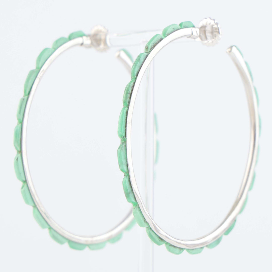 Turquoise Hoop Earrings