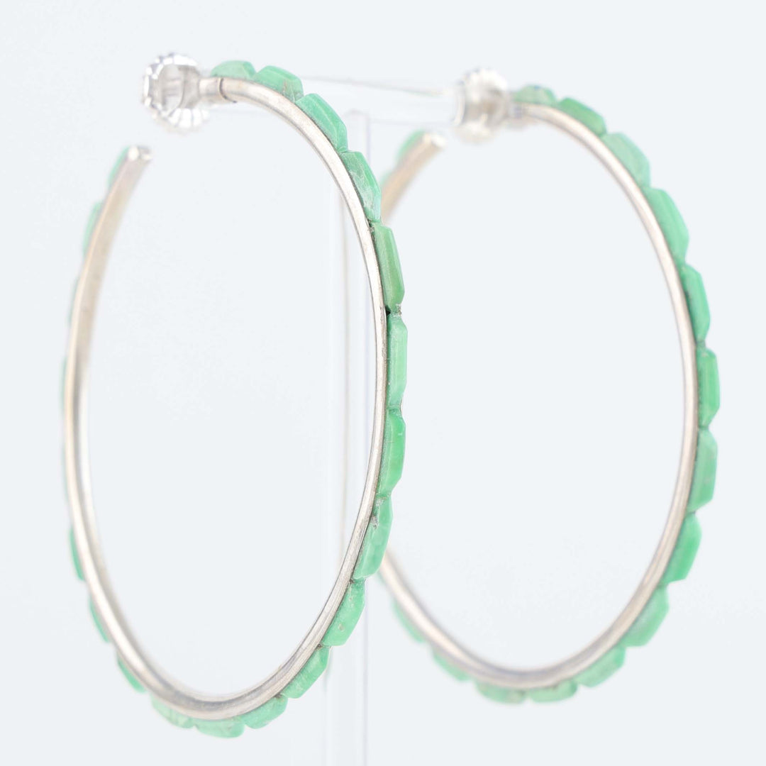 Turquoise Hoop Earrings