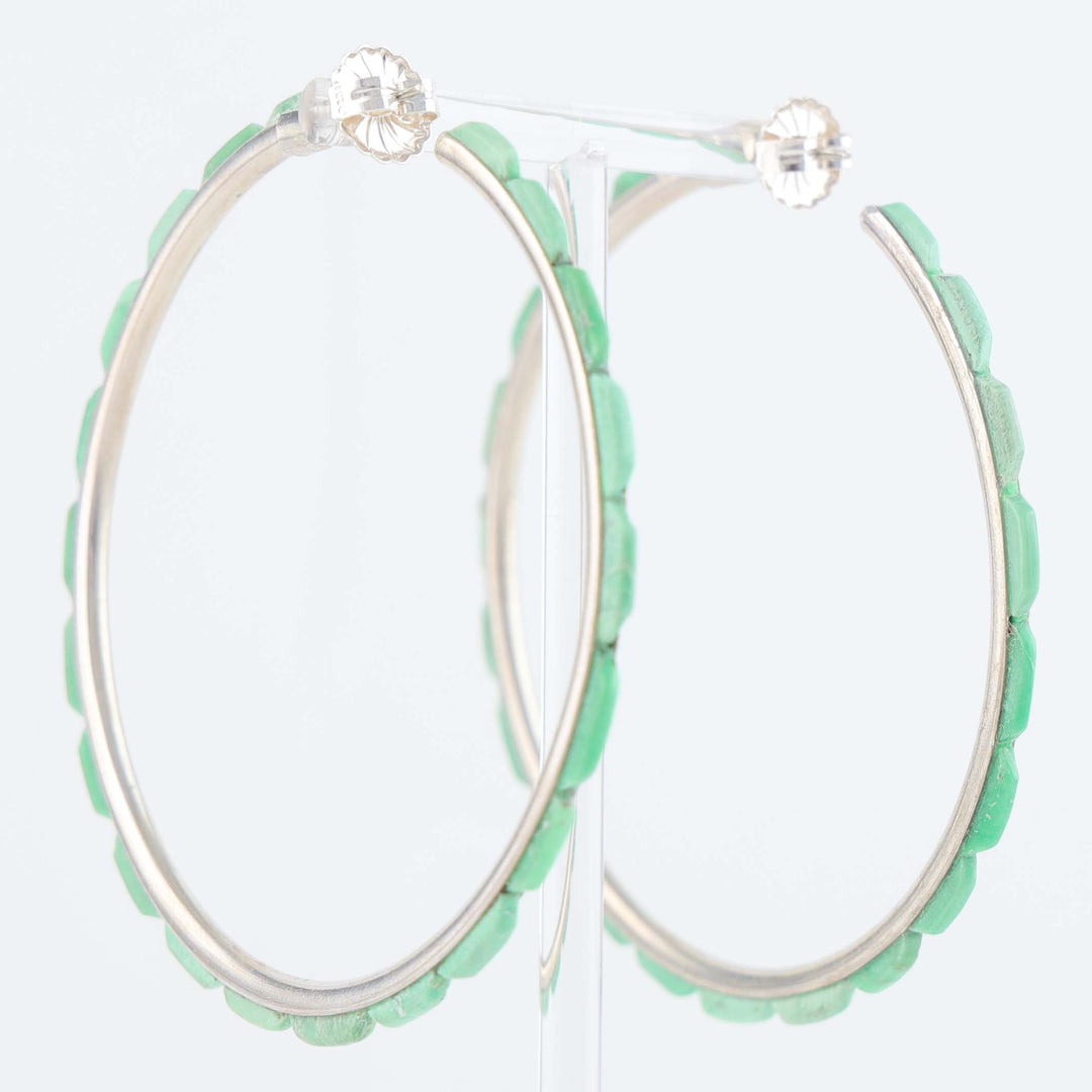 Turquoise Hoop Earrings