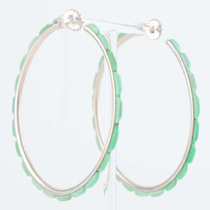 Turquoise Hoop Earrings