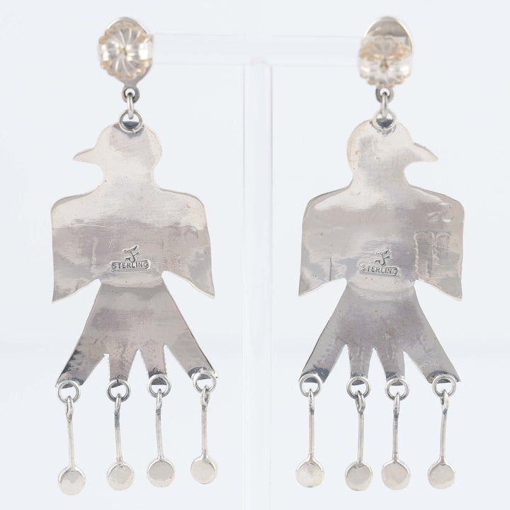 Turquoise Thunderbird Earrings