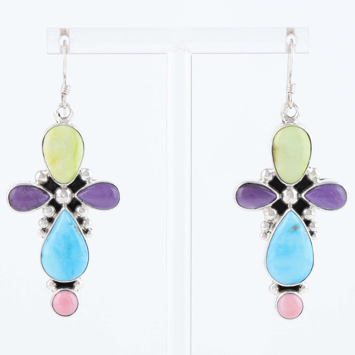 Navajo Multi-Stone Earrings