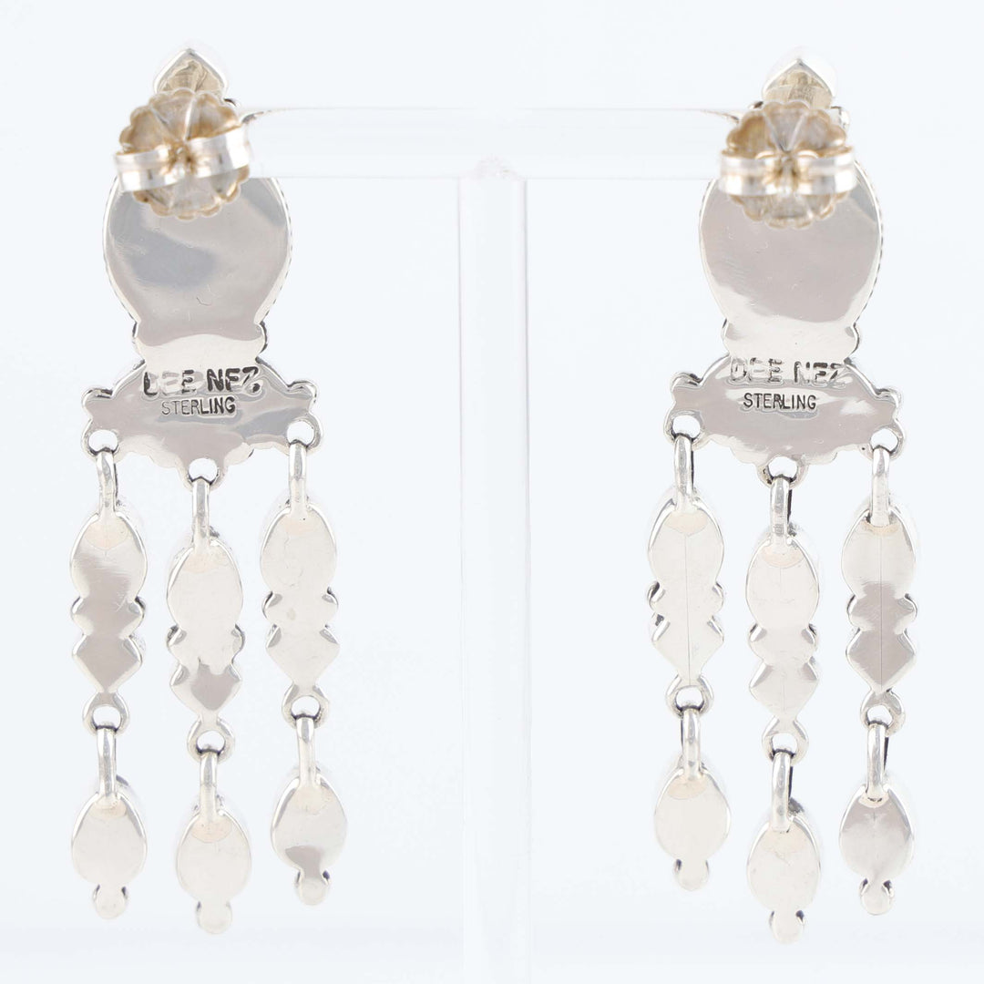 Number Eight Turquoise Earrings