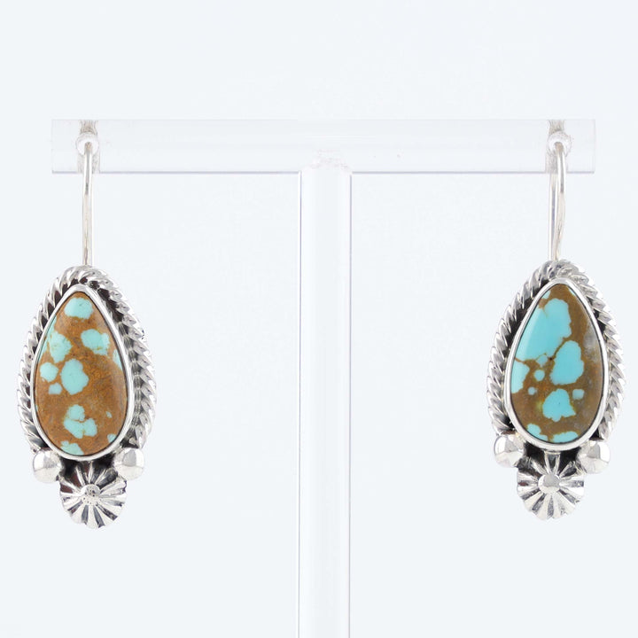 Number Eight Turquoise Earrings