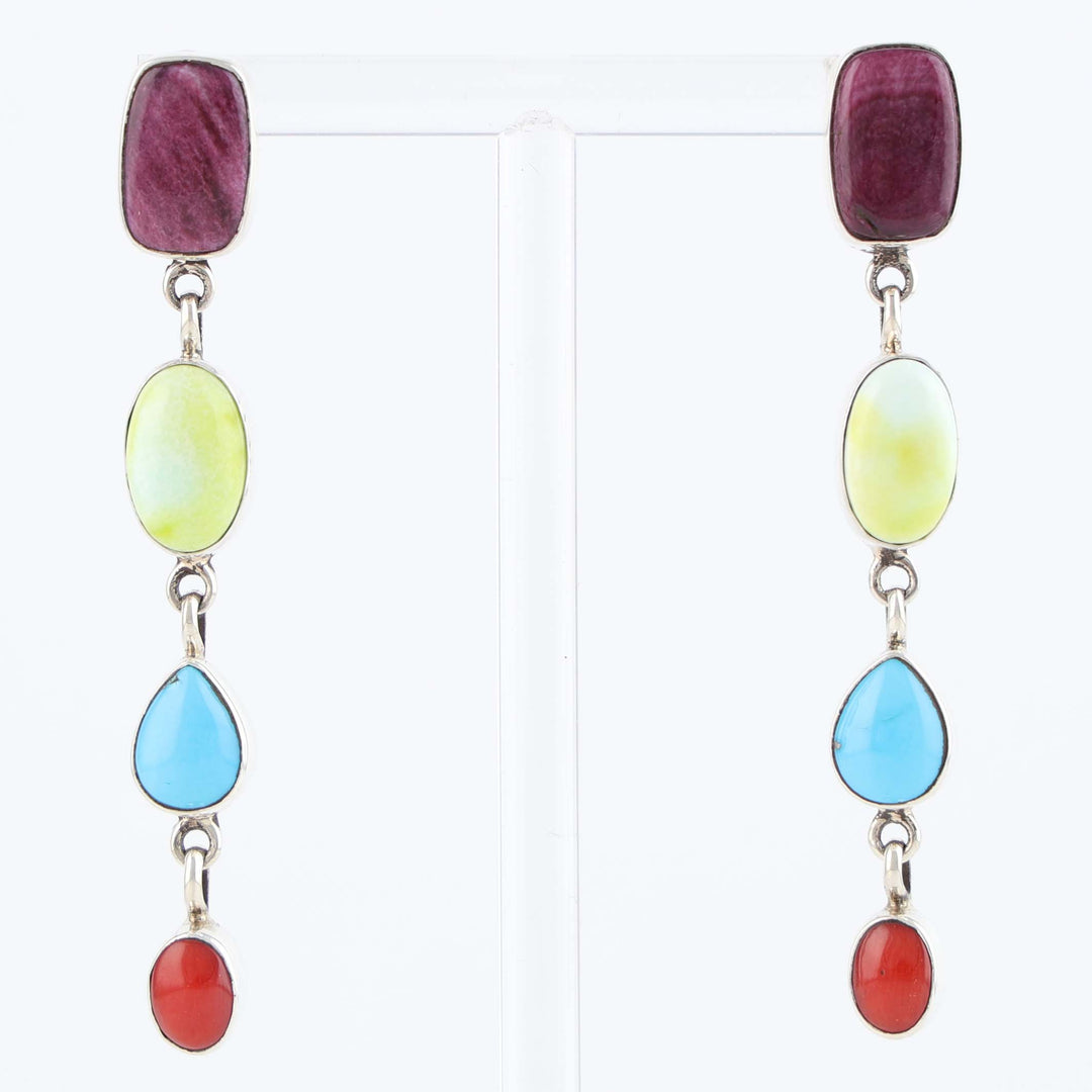 Navajo Multi-Stone Earrings