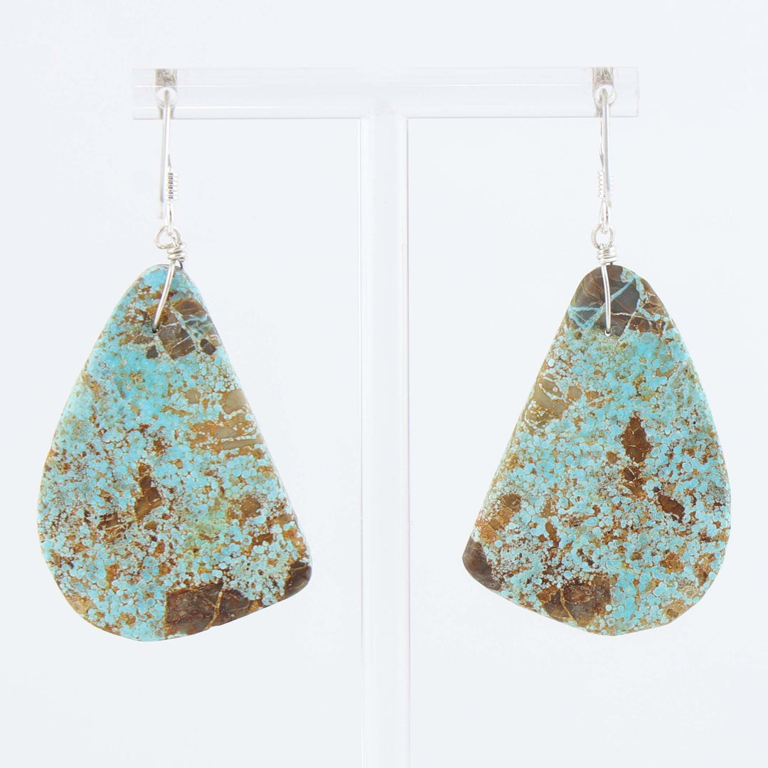 Santo Domingo Crescent Valley Turquoise Earrings
